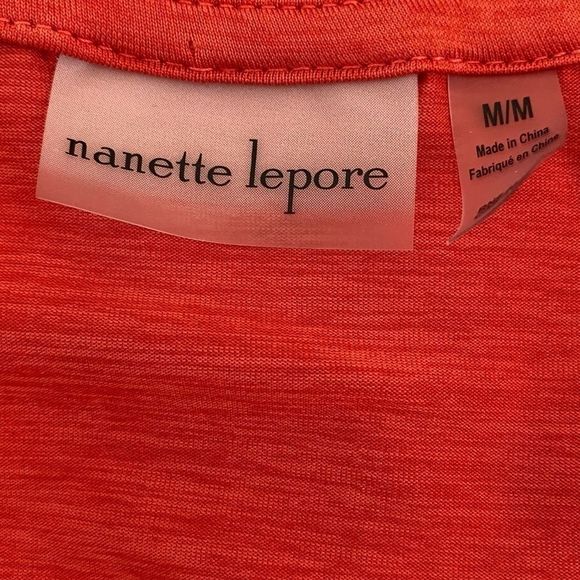 Nanette Lepore Play Sz M Activewear Top Mesh Hem - Picture 5 of 5